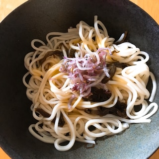 生もずくそうめん　梅ちりめん×みかん